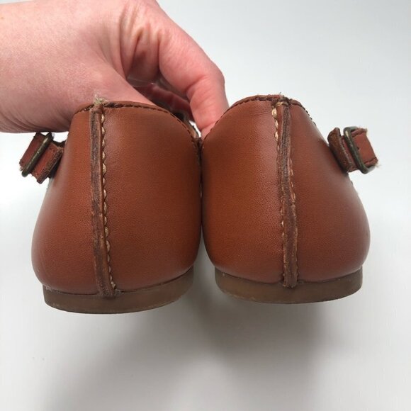 DV by Dolce Vita Draya Brown Geometric Studded Jewelled Roman Leather Sandals - Picture 4 of 16